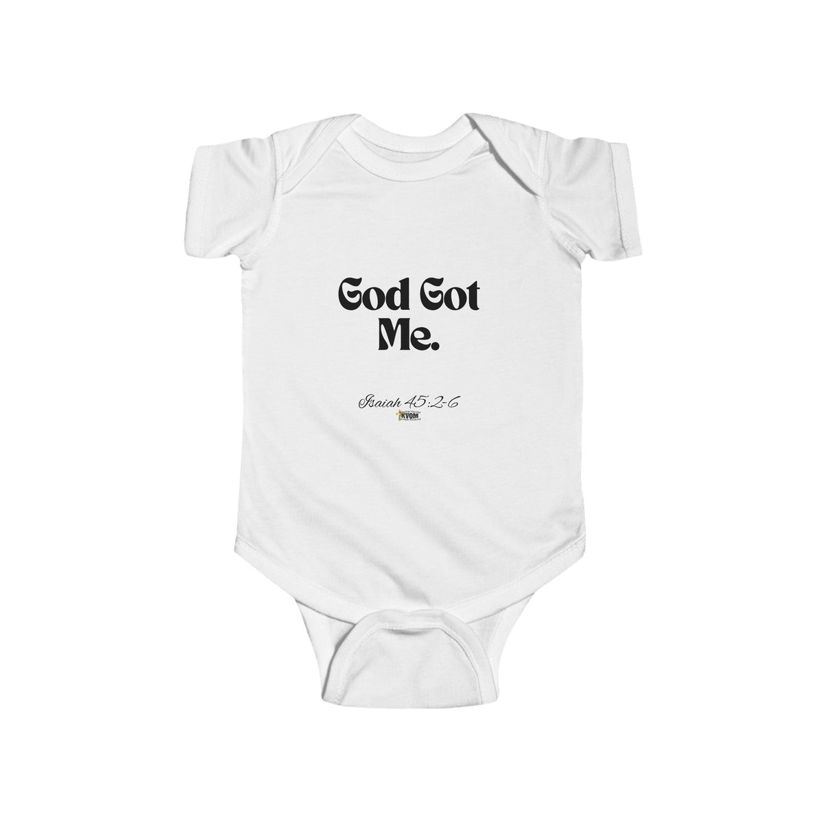 God Got Me Infant Jersey Bodysuit