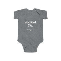 God Got Me Infant Jersey Bodysuit