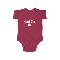 God Got Me Infant Jersey Bodysuit