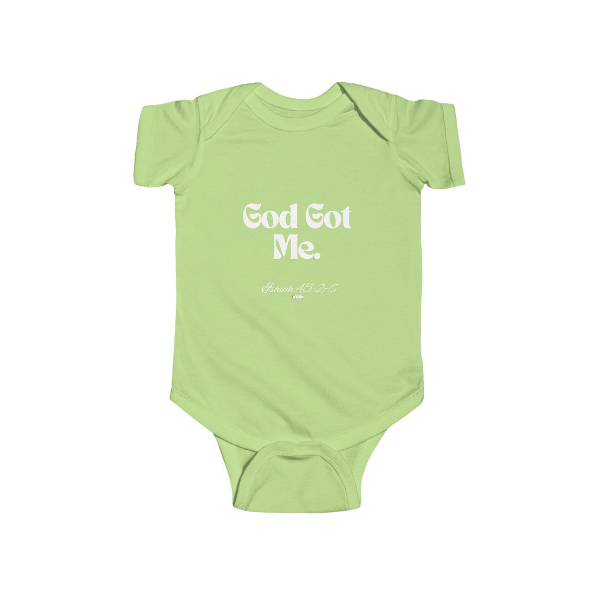 God Got Me Infant Jersey Bodysuit