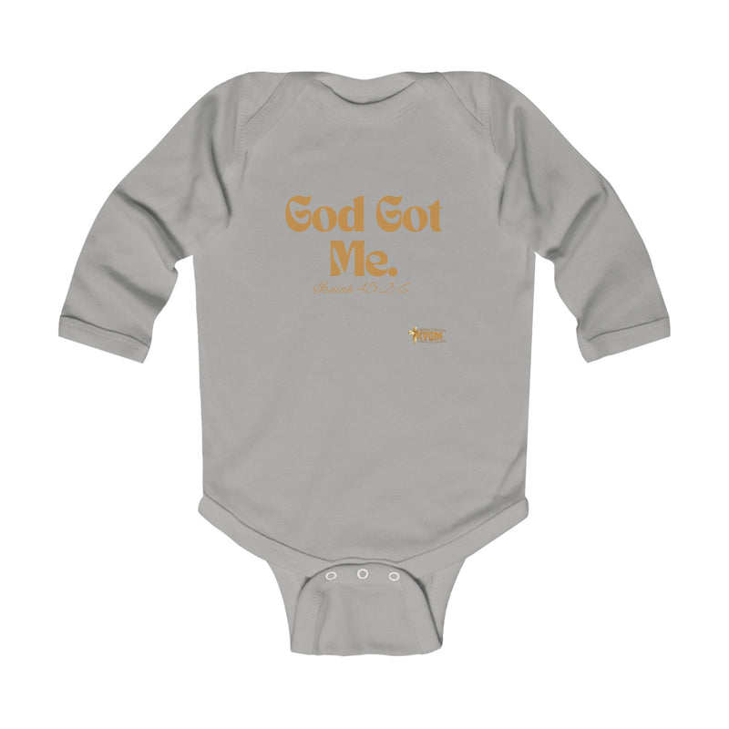 God Got Me Infant Long Sleeve Bodysuit