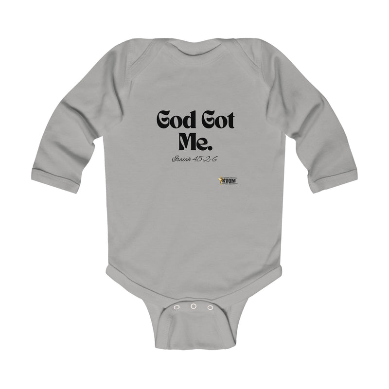 God Got Me Infant Long Sleeve Bodysuit