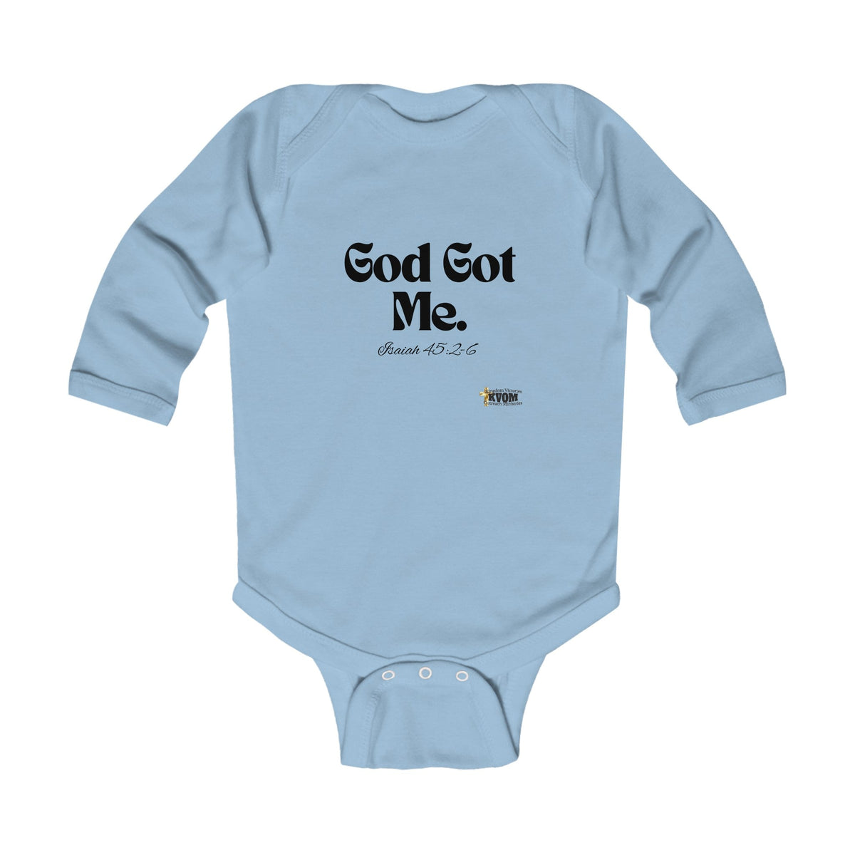 God Got Me Infant Long Sleeve Bodysuit