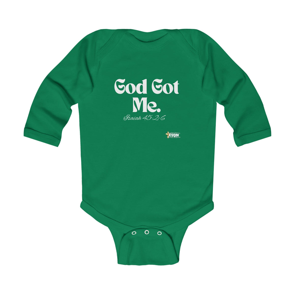 God Got Me Infant Long Sleeve Bodysuit