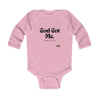 God Got Me Infant Long Sleeve Bodysuit