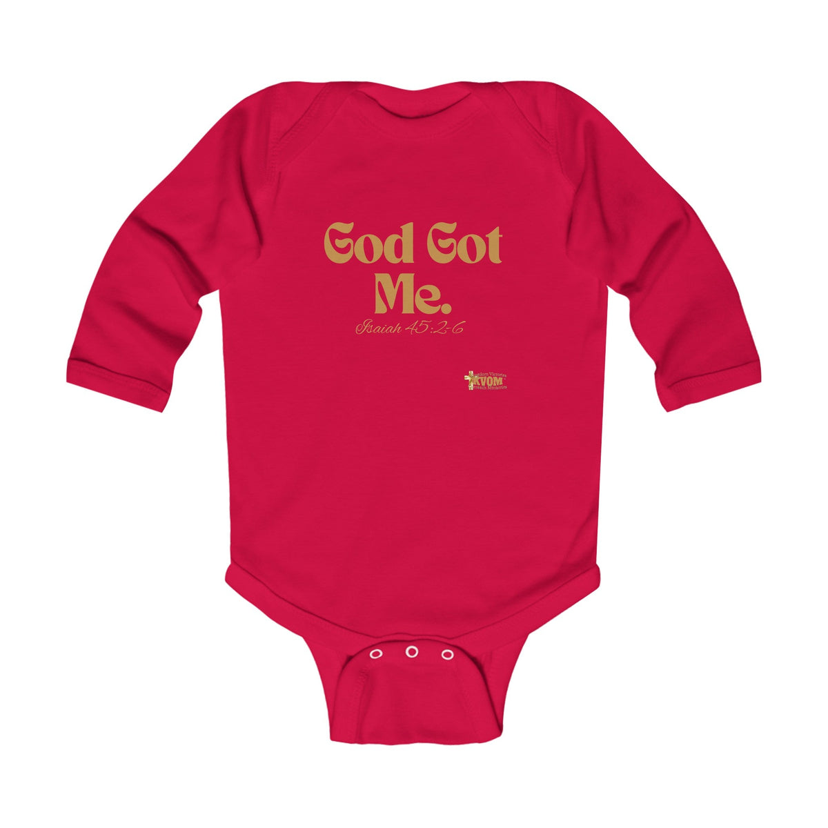 God Got Me Infant Long Sleeve Bodysuit