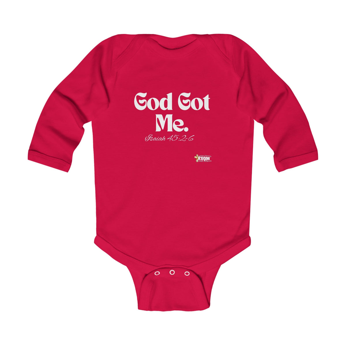 God Got Me Infant Long Sleeve Bodysuit