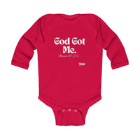 God Got Me Infant Long Sleeve Bodysuit