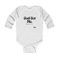 God Got Me Infant Long Sleeve Bodysuit