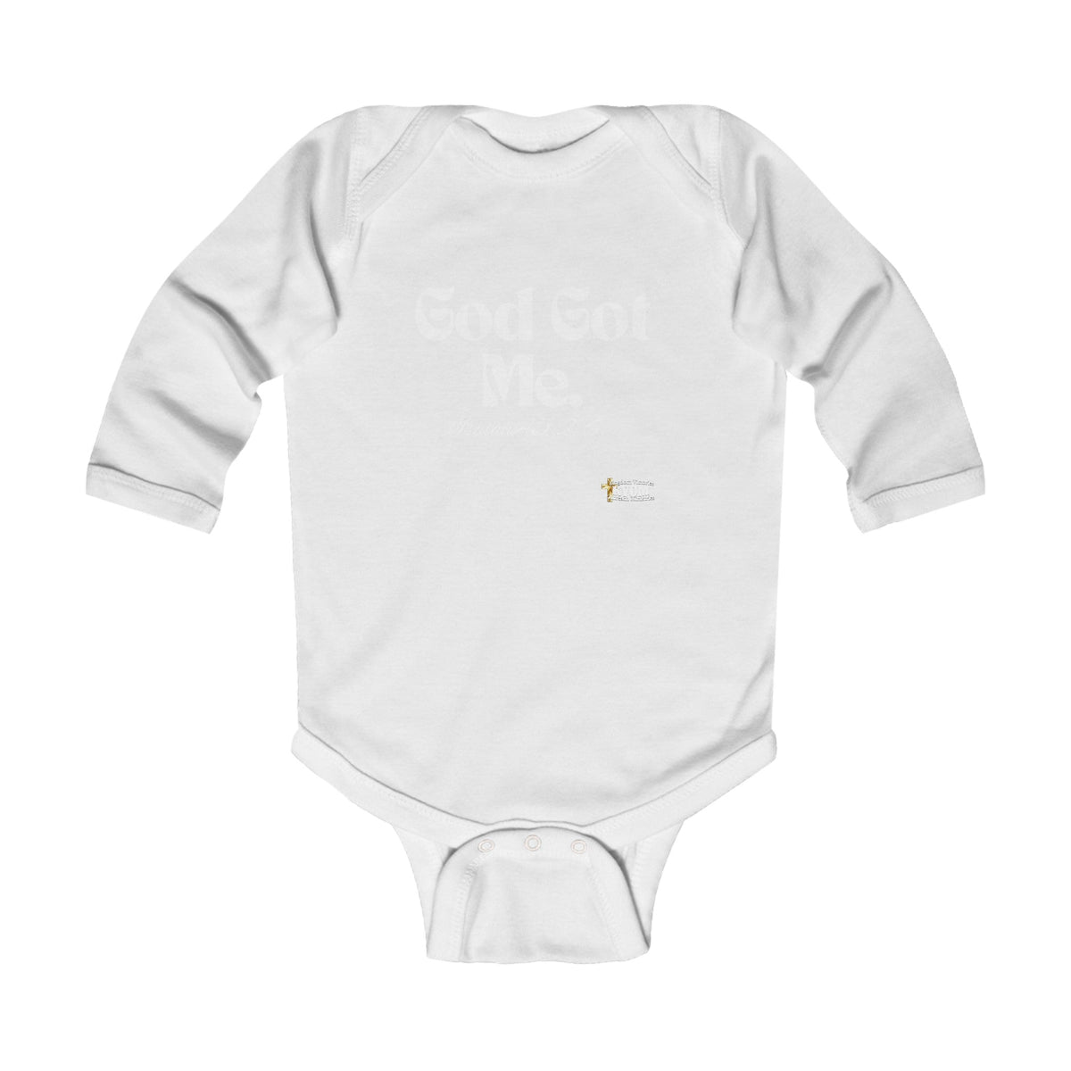 God Got Me Infant Long Sleeve Bodysuit