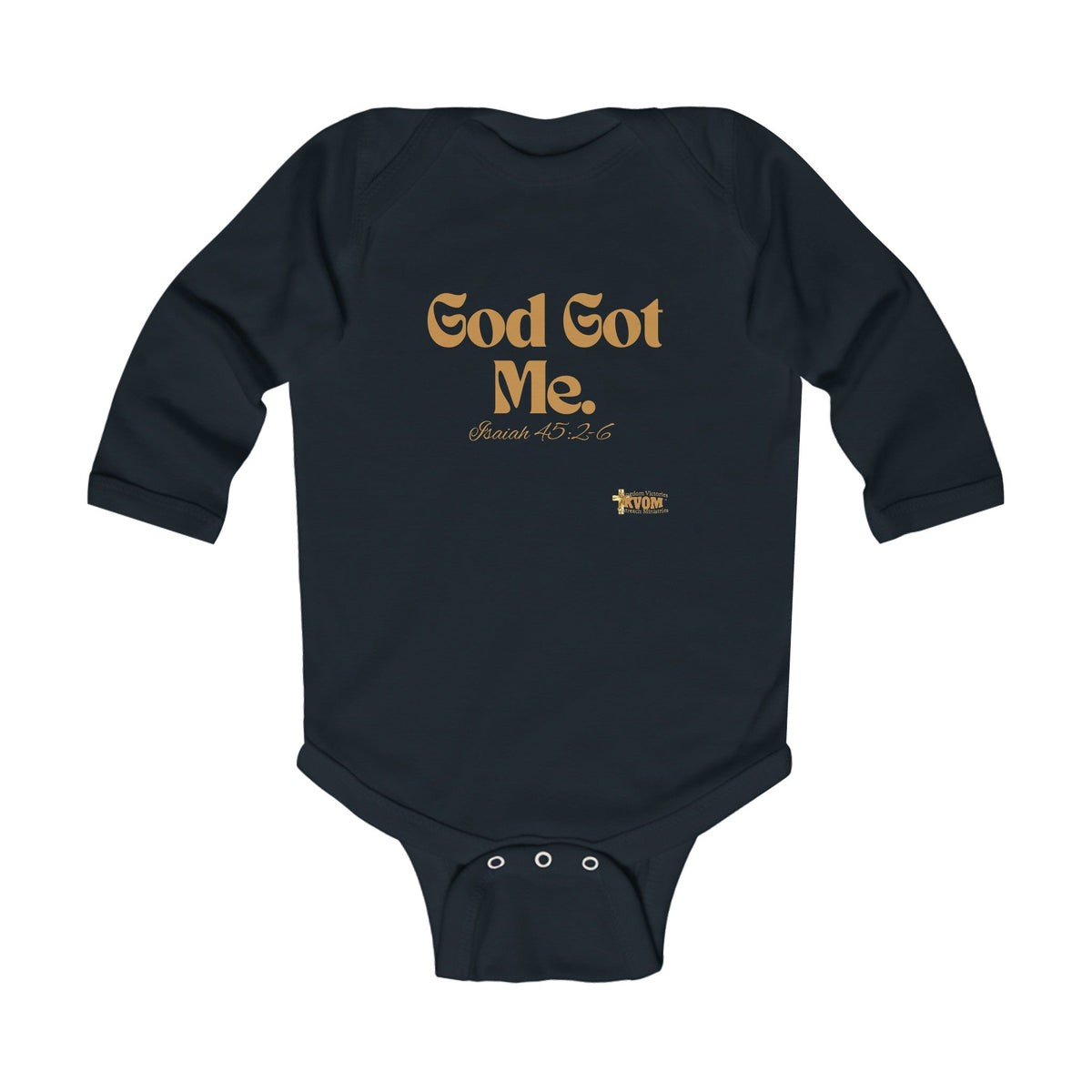 God Got Me Infant Long Sleeve Bodysuit