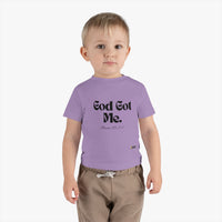 God Got Me Infant Tee, Black Print