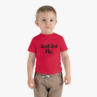 God Got Me Infant Tee, Black Print