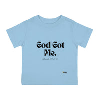 God Got Me Infant Tee, Black Print