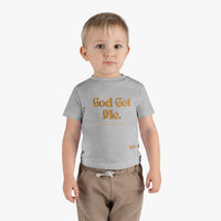 God Got Me Infant Tee, Gold Print