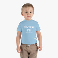 God Got Me Infant Tee, White Print