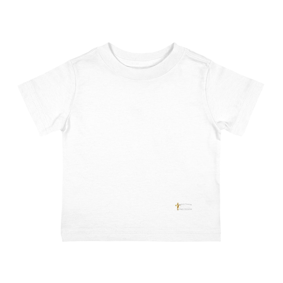 God Got Me Infant Tee, White Print