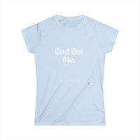 God Got Me Women's Softstyle T-Shirt-KVOM