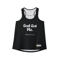 God's Got Me Women's Tank Top Black & Wht-KVOM