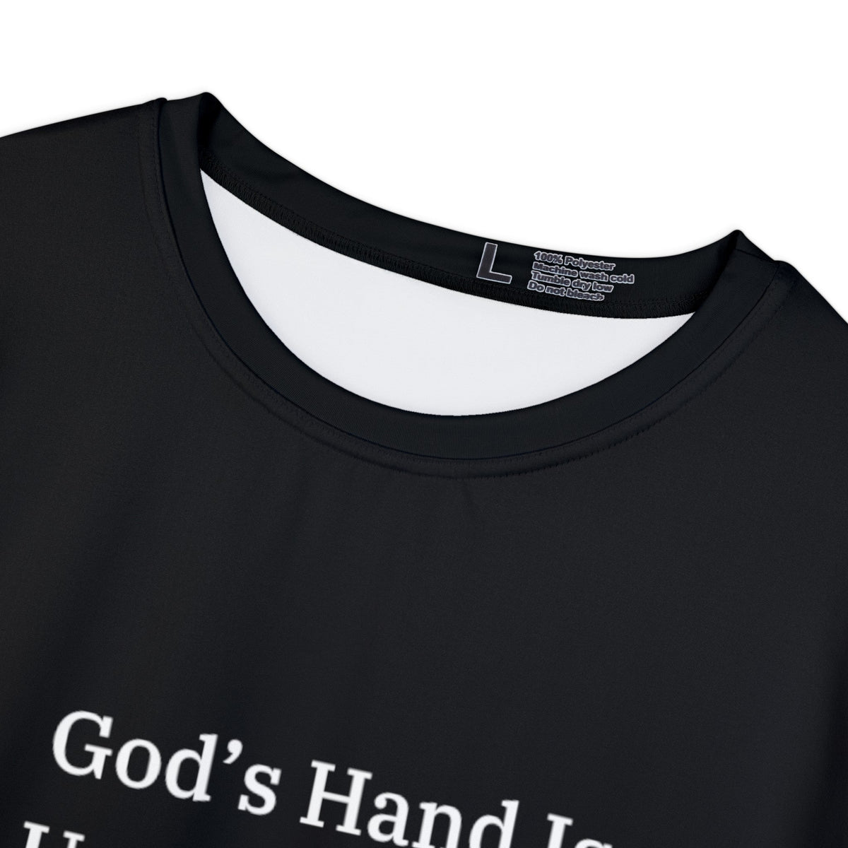 God's Hand Is Upon My Life Women's Short Sleeve Shirt Black-KVOM