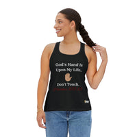 God's Hand Is Upon My Life Women's Tank Top Black-KVOM