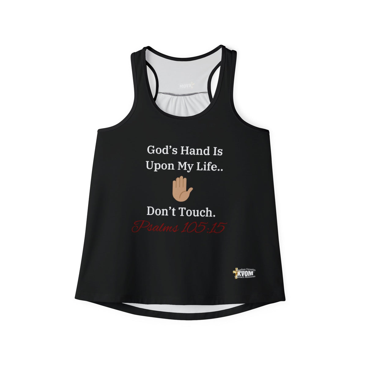 God's Hand Is Upon My Life Women's Tank Top Black-KVOM