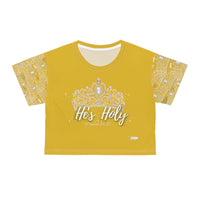 He's Holy "Crowns of Wisdom" Edition Women's Crop Top