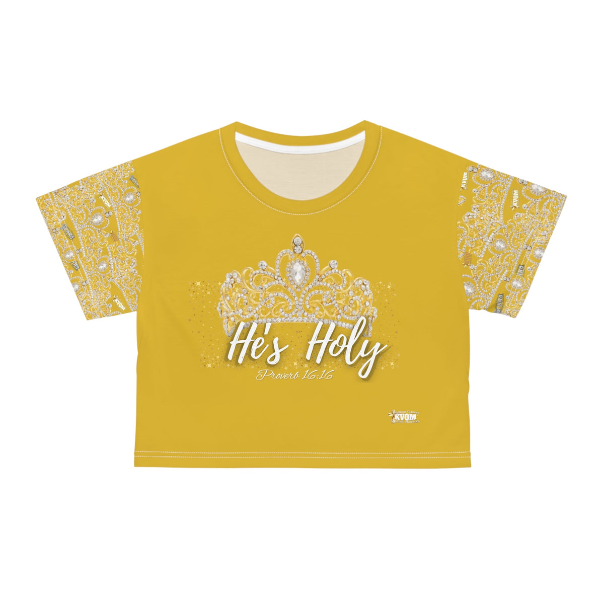 He's Holy "Crowns of Wisdom" Edition Women's Crop Top