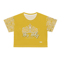 He's Holy "Crowns of Wisdom" Edition Women's Crop Top