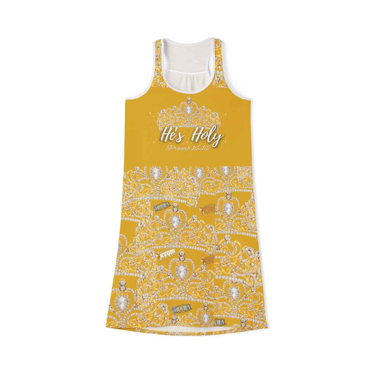 He's Holy "Crowns of Wisdom" Women's Lengthy Racerback Dress