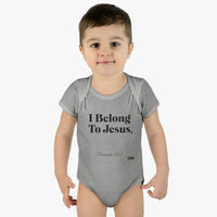 I Belong To Jesus Infant Baby Bodysuit-Children's Clothing-KVOM