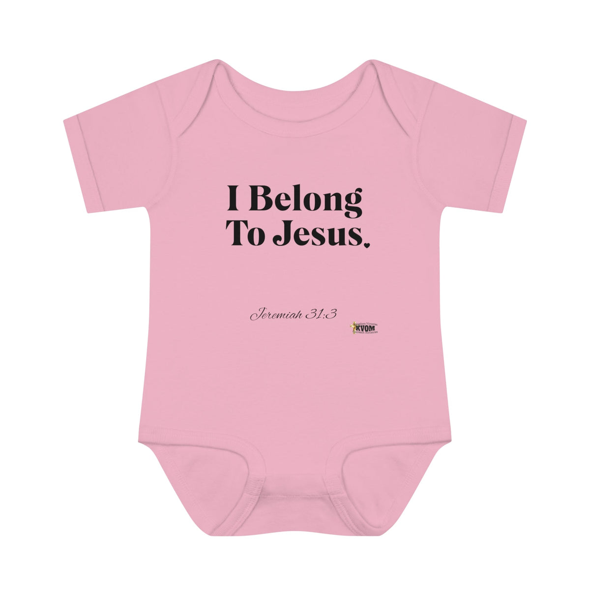 I Belong To Jesus Infant Baby Bodysuit-Children's Clothing-KVOM