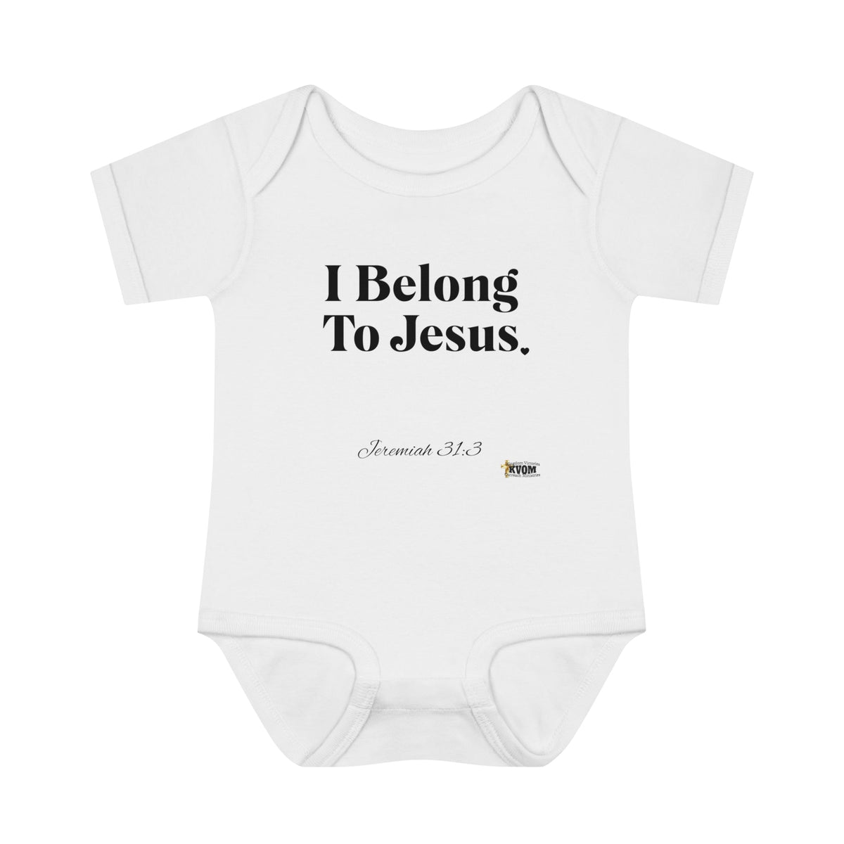 I Belong To Jesus Infant Baby Bodysuit-Children's Clothing-KVOM