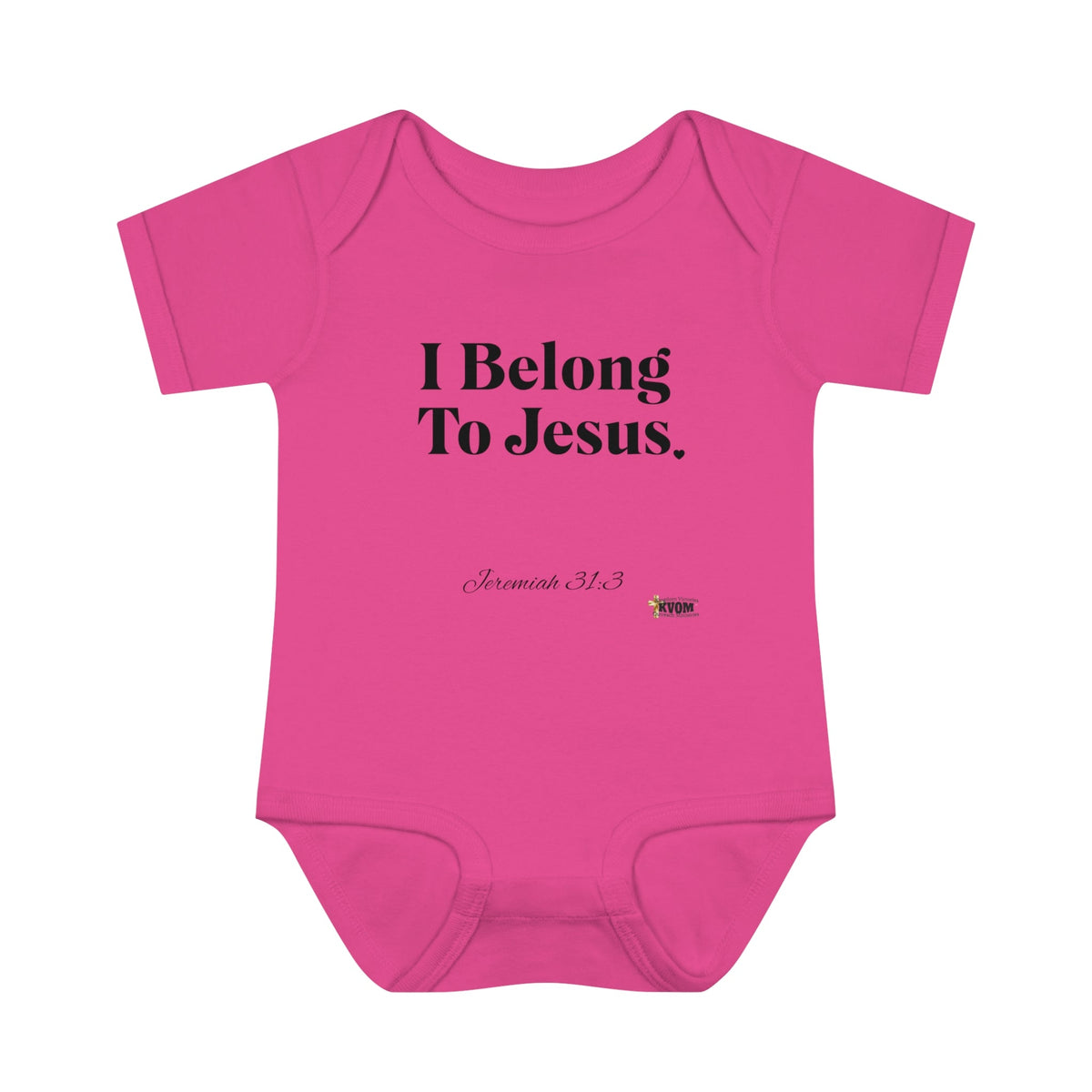 I Belong To Jesus Infant Baby Bodysuit-Children's Clothing-KVOM