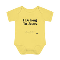 I Belong To Jesus Infant Baby Bodysuit-Children's Clothing-KVOM