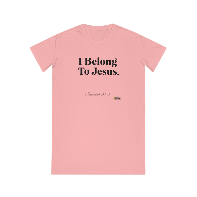 I Belong To Jesus T-Shirt Dress-KVOM