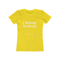 I Belong To Jesus Women's Fitted Shirt-KVOM