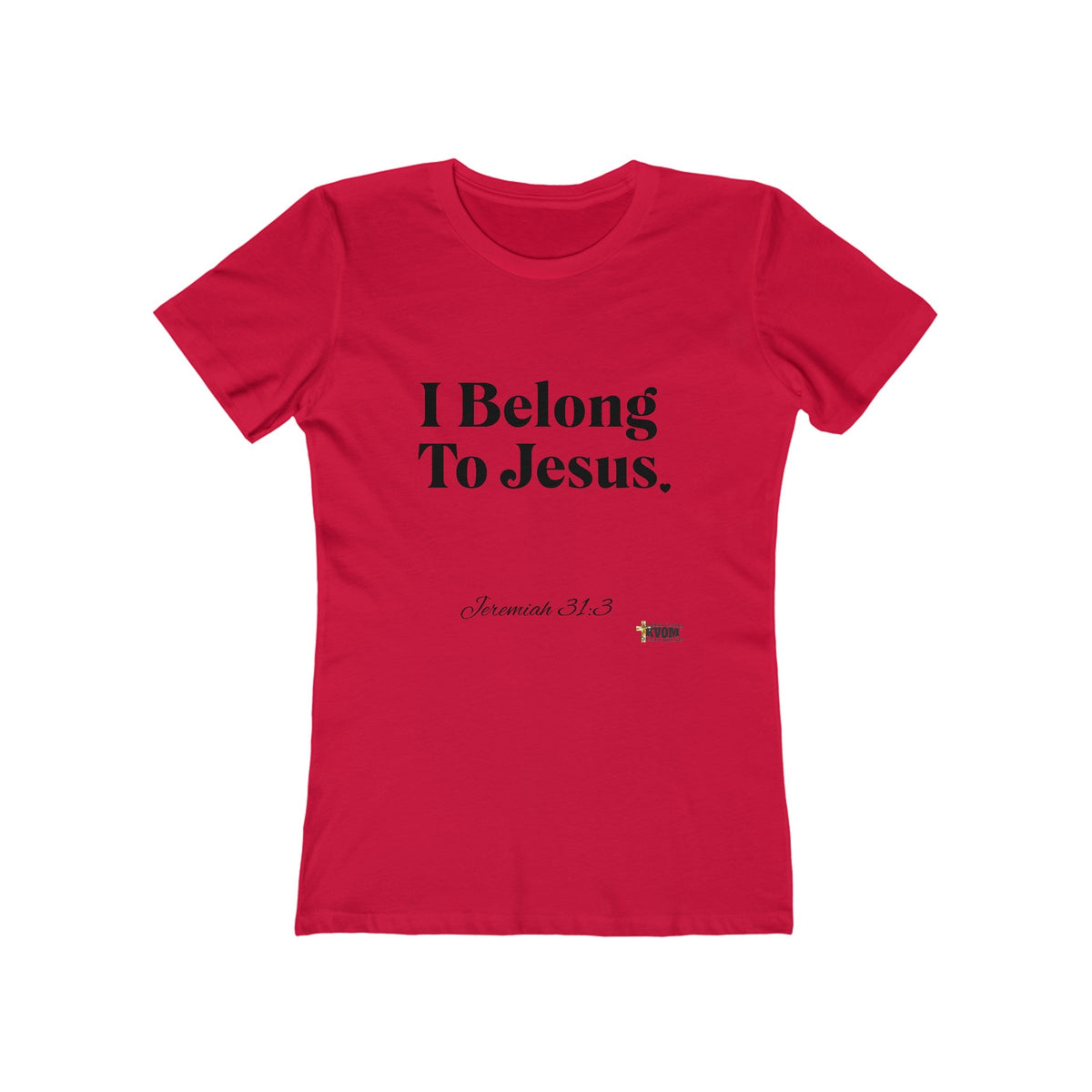 I Belong To Jesus Women's Fitted T-Shirt-KVOM