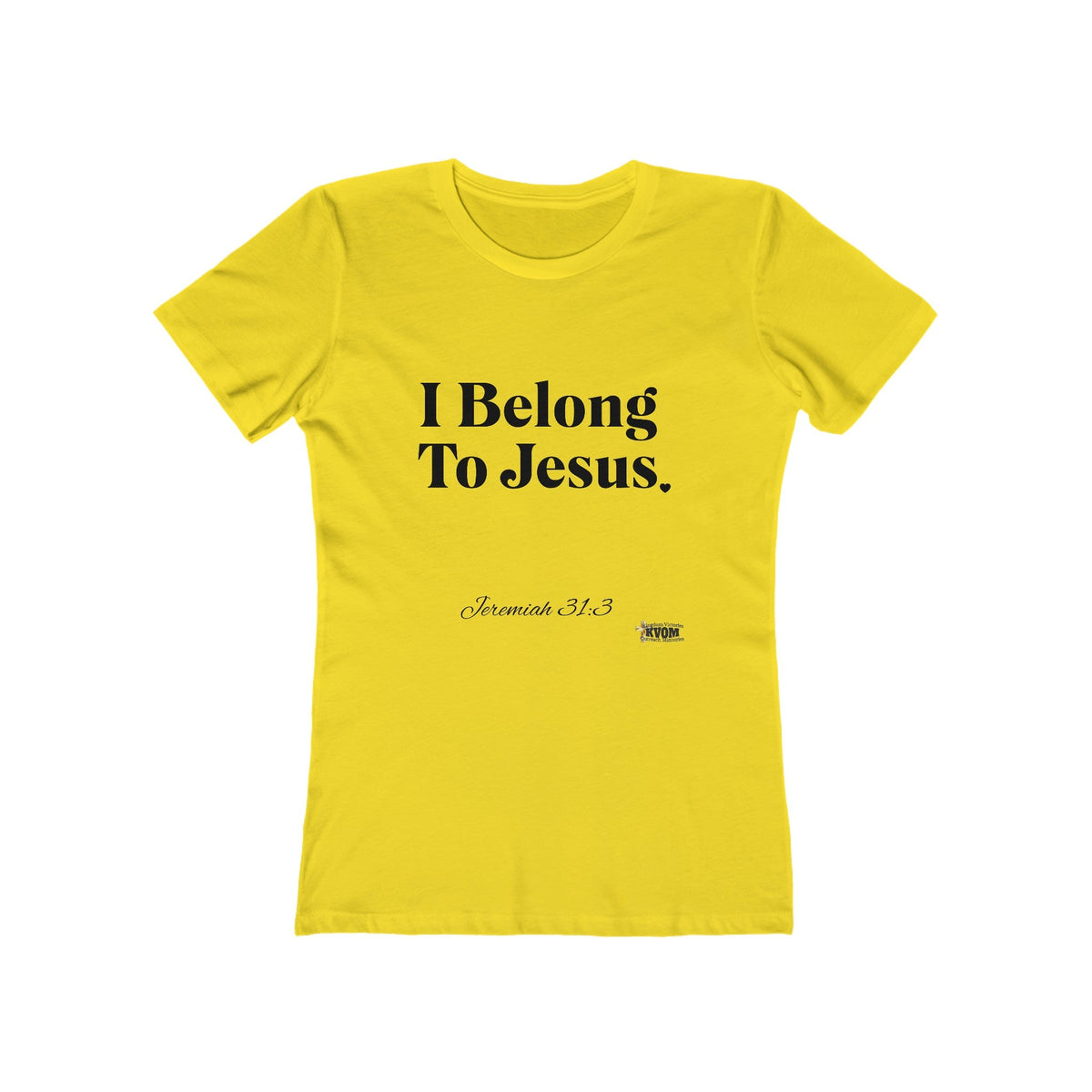 I Belong To Jesus Women's Fitted T-Shirt-KVOM