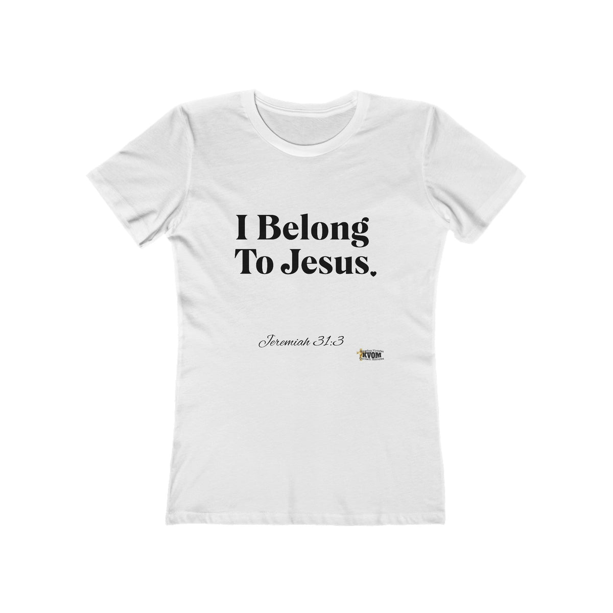 I Belong To Jesus Women's Fitted T-Shirt-KVOM