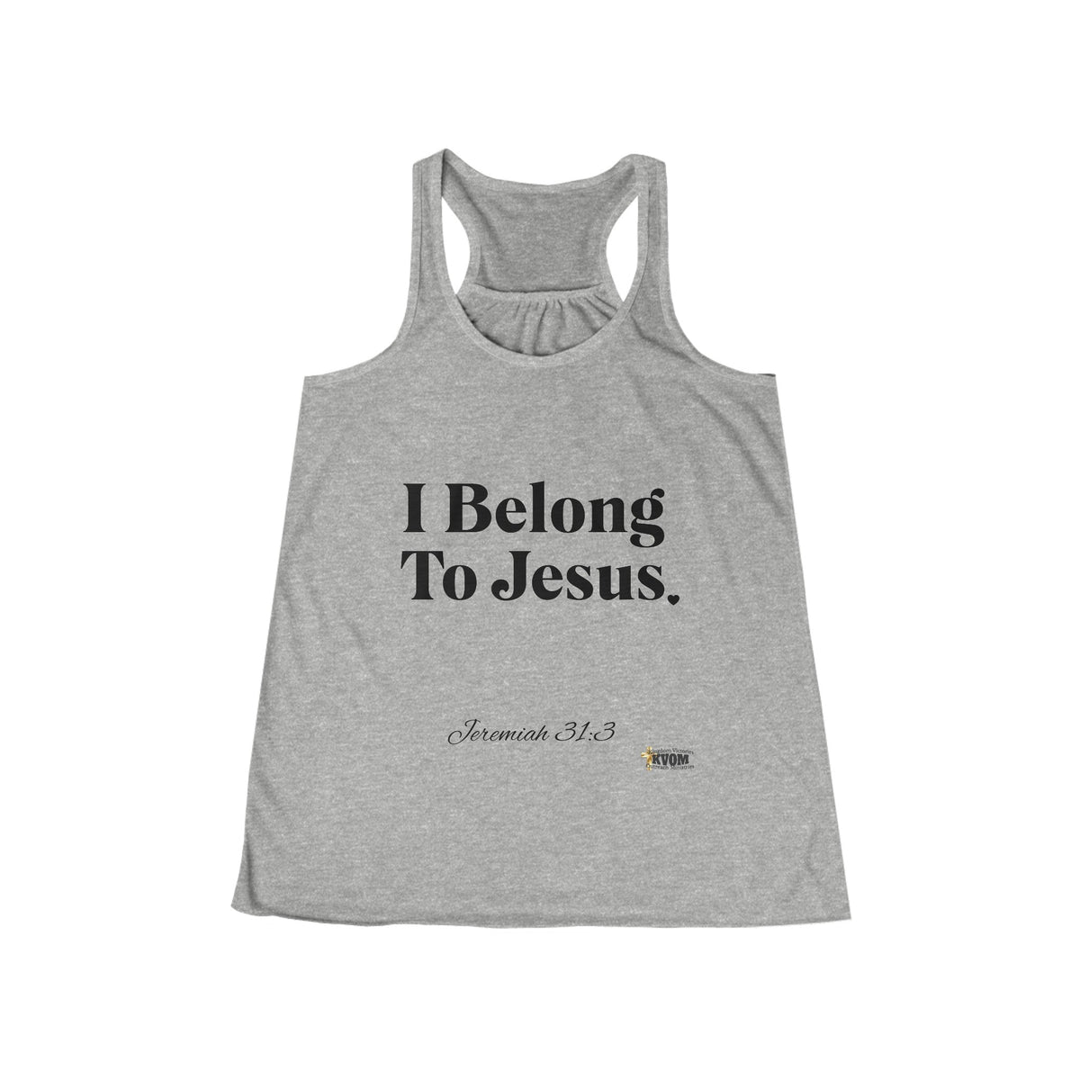 I Belong To Jesus Women's Flowy Racerback Tank-KVOM