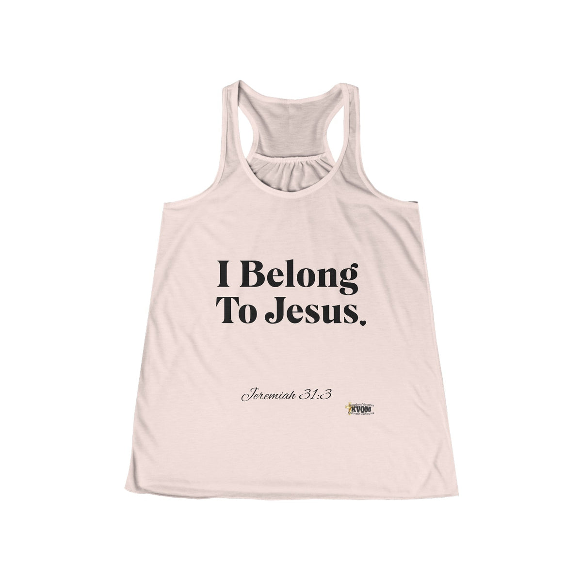 I Belong To Jesus Women's Flowy Racerback Tank-KVOM