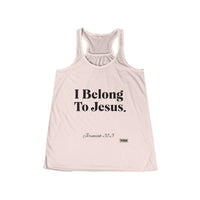 I Belong To Jesus Women's Flowy Racerback Tank-KVOM