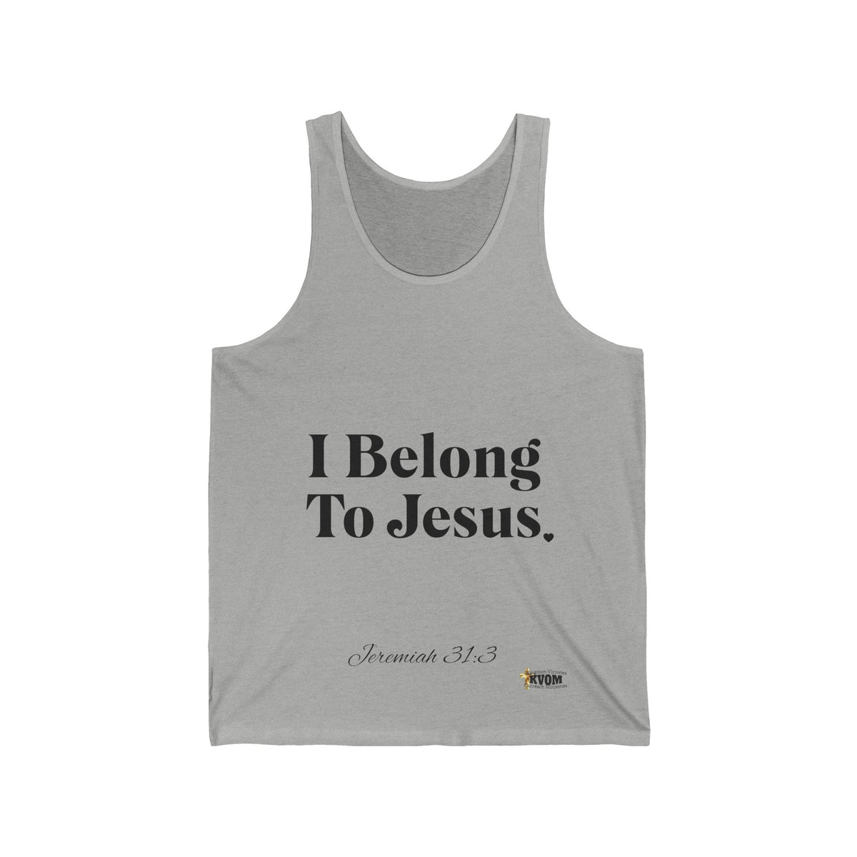 I Belong To Jesus Women's Jersey Style Tank Top-KVOM