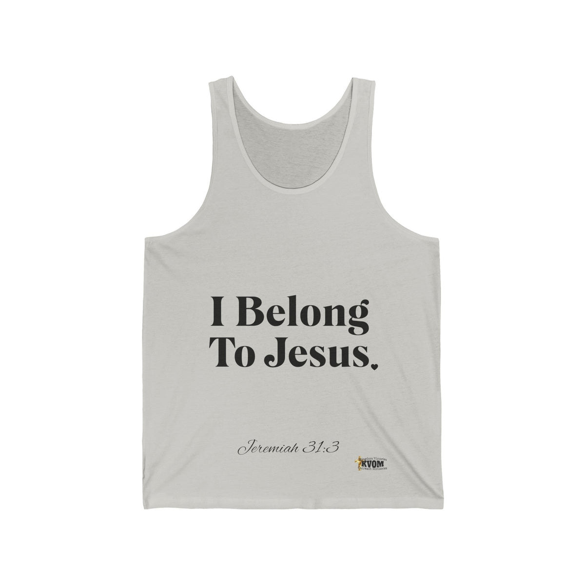 I Belong To Jesus Women's Jersey Style Tank Top-KVOM