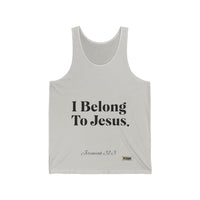 I Belong To Jesus Women's Jersey Style Tank Top-KVOM