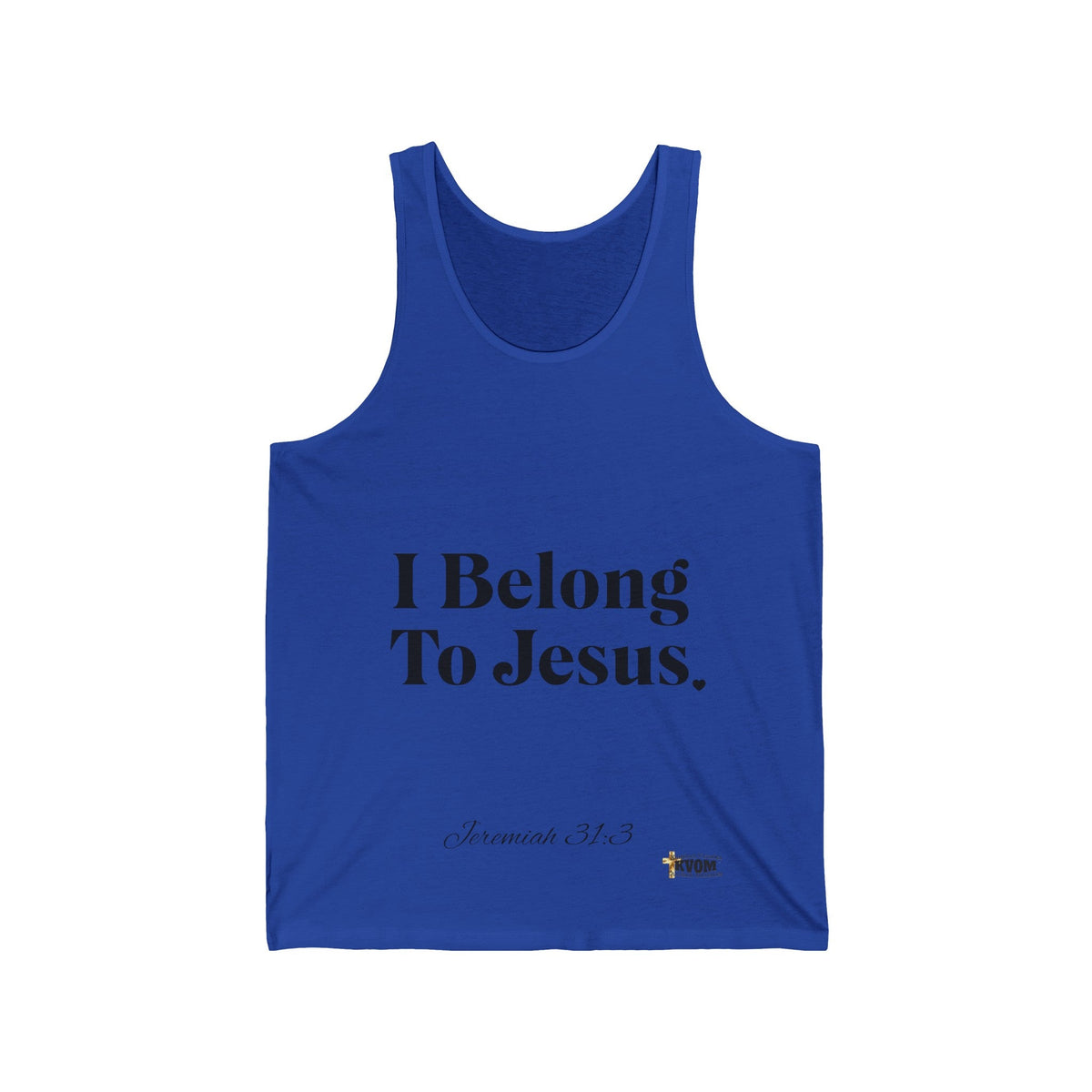 I Belong To Jesus Women's Jersey Style Tank Top-KVOM