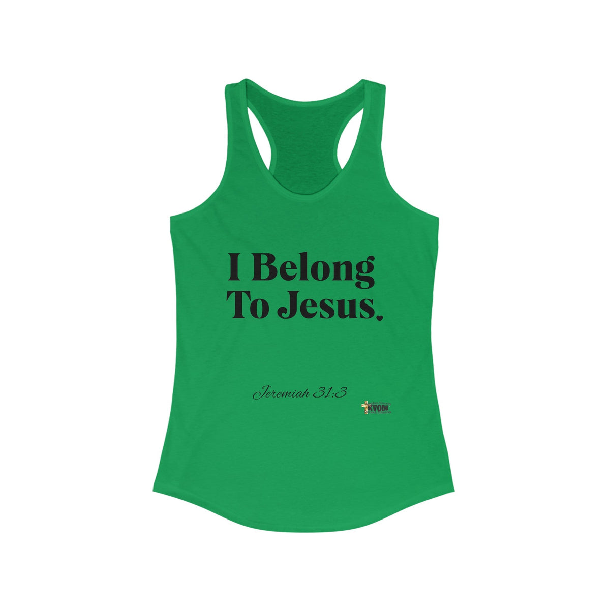 I Belong To Jesus Women's Racerback Tank-KVOM