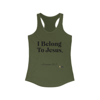 I Belong To Jesus Women's Racerback Tank-KVOM