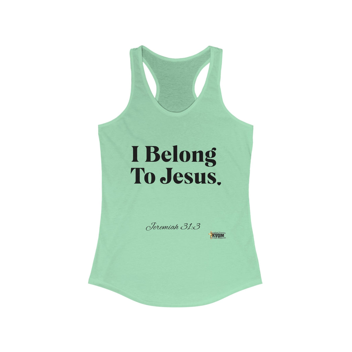 I Belong To Jesus Women's Racerback Tank-KVOM